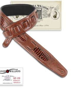 Correa de Guitarra Acolchada Walker & Williams GC-19 Marrón