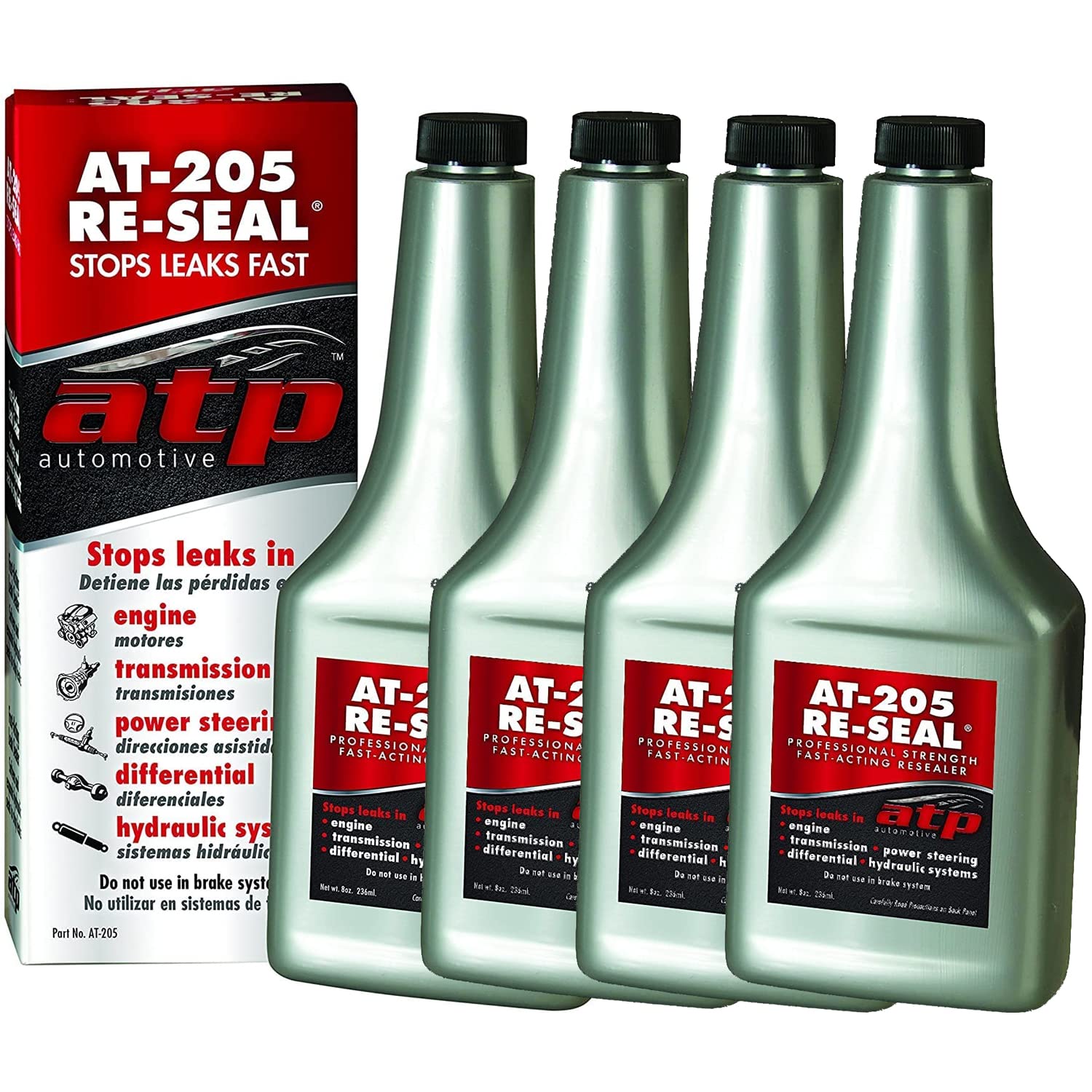 AT-205 ATP Re-Seal Leak Stopper 8 Onzas - Paquete de 4
