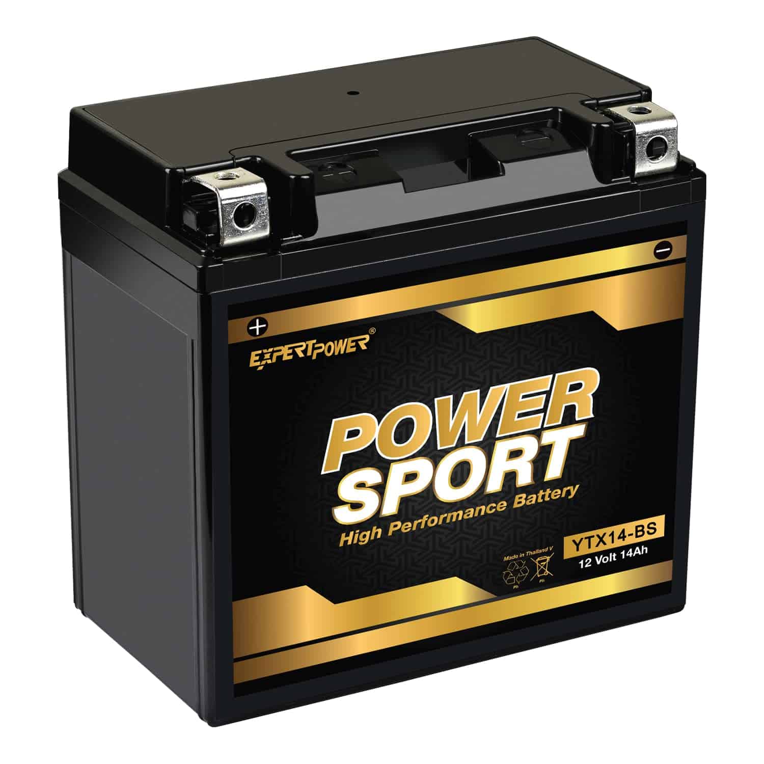 Batería de reemplazo ExpertPower ETX14-BS 12v14Ah YTX14-BS