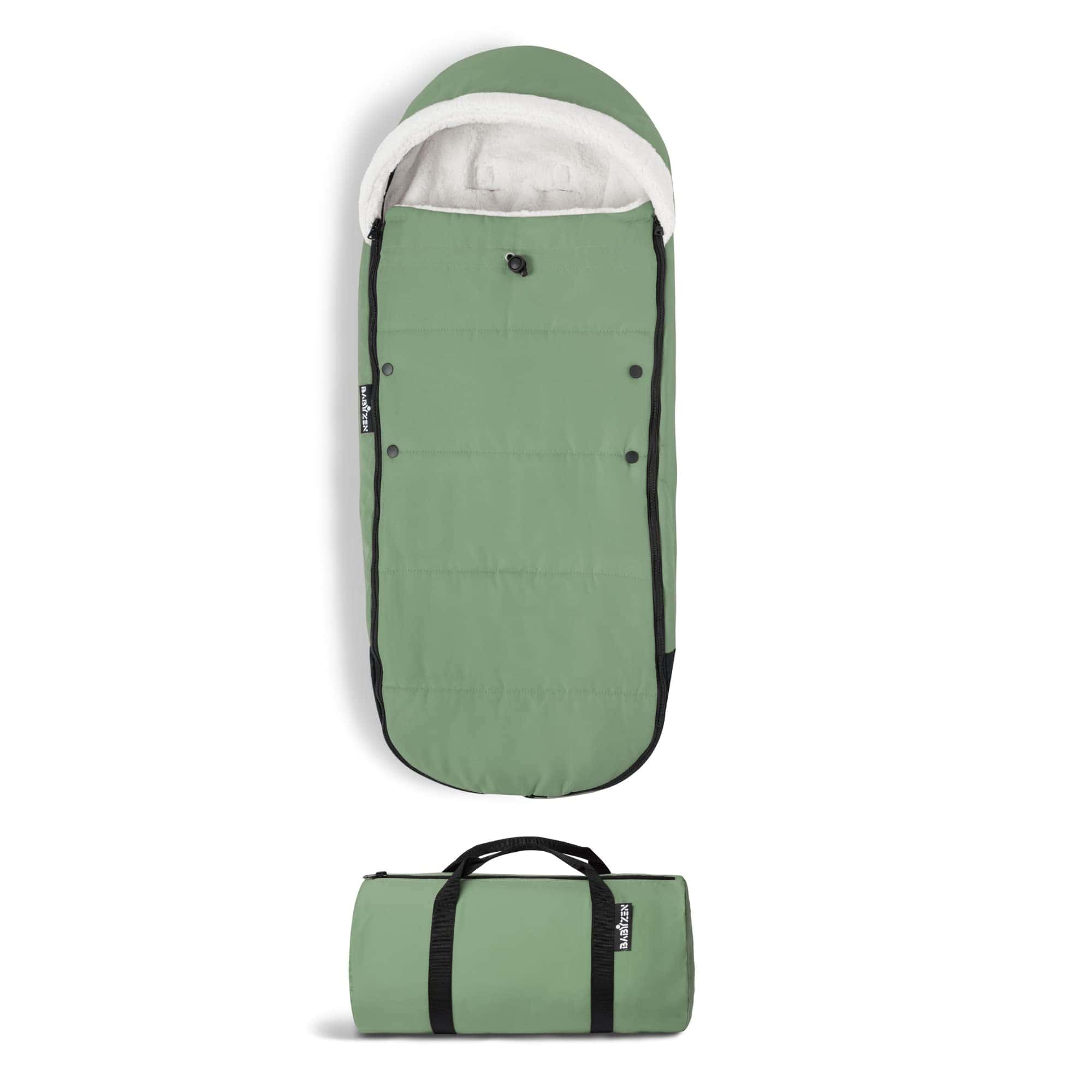 Saco de pies BABYZEN YOYO, Menta - Forro de Sherpa y