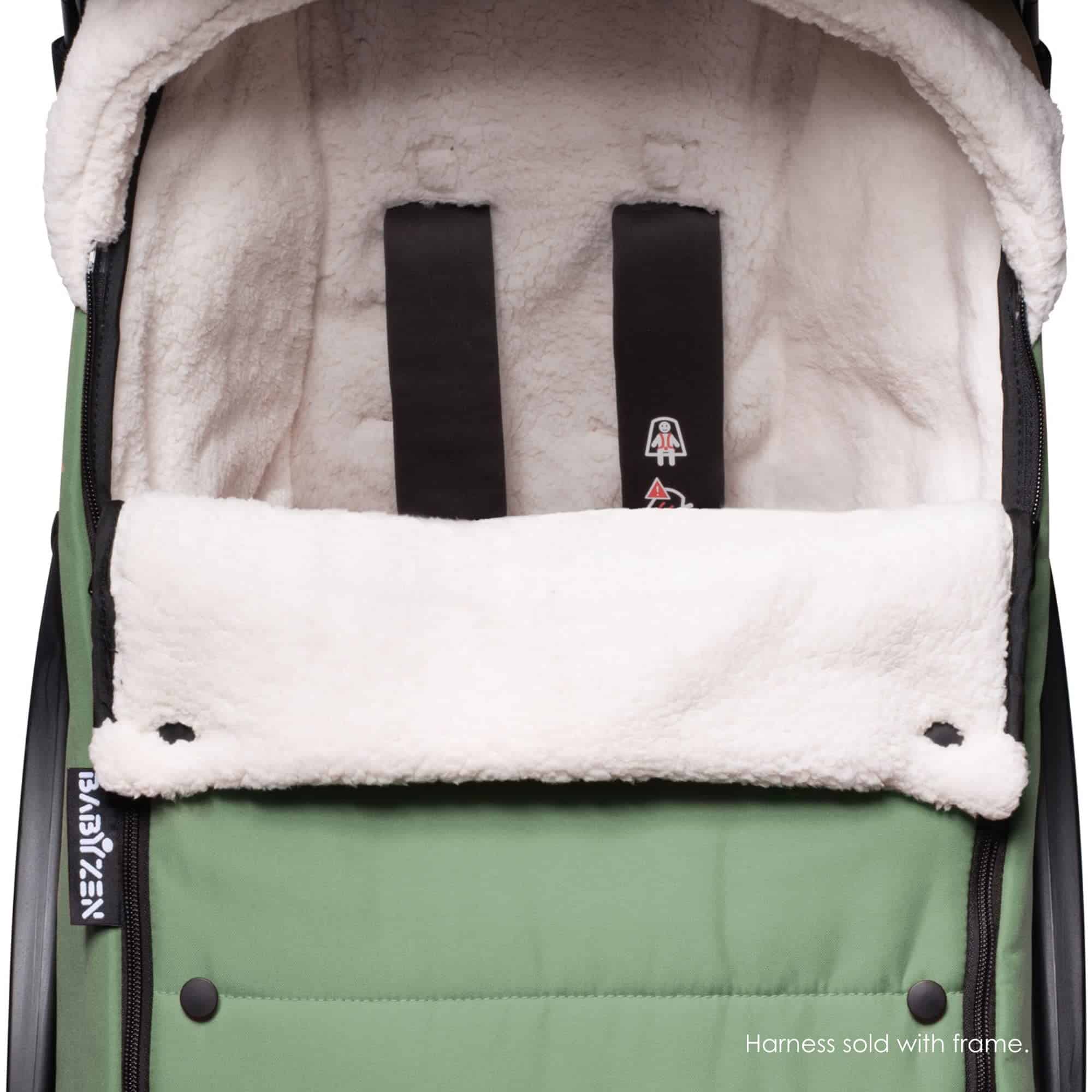 Saco de pies BABYZEN YOYO, Menta - Forro de Sherpa y - Imagen 4