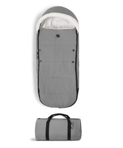 BABYZEN YOYO Footmuff, Gris - Forro de sherpa y capucha de