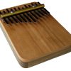Zither Heaven Artisan Black Walnut 12 Note Thumb Piano with