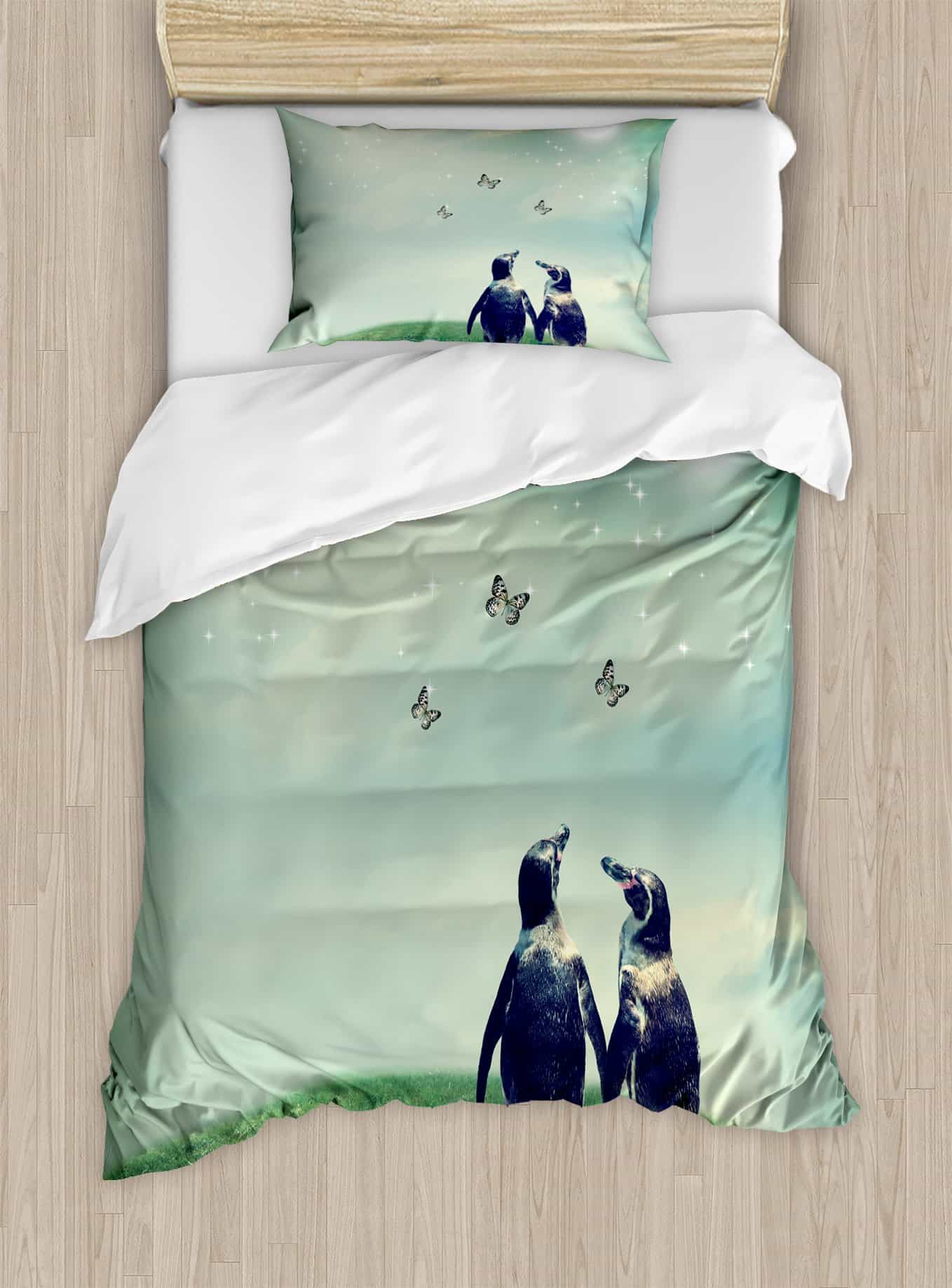 Juego de Funda Nórdica Surrealista de Ambesonne, Pareja de