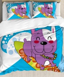 Set de Funda Nórdica Ambesonne Ride The Wave, Francés