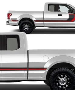 Kit de Gráficos de Rally de Rayas Laterales 2 para Ford