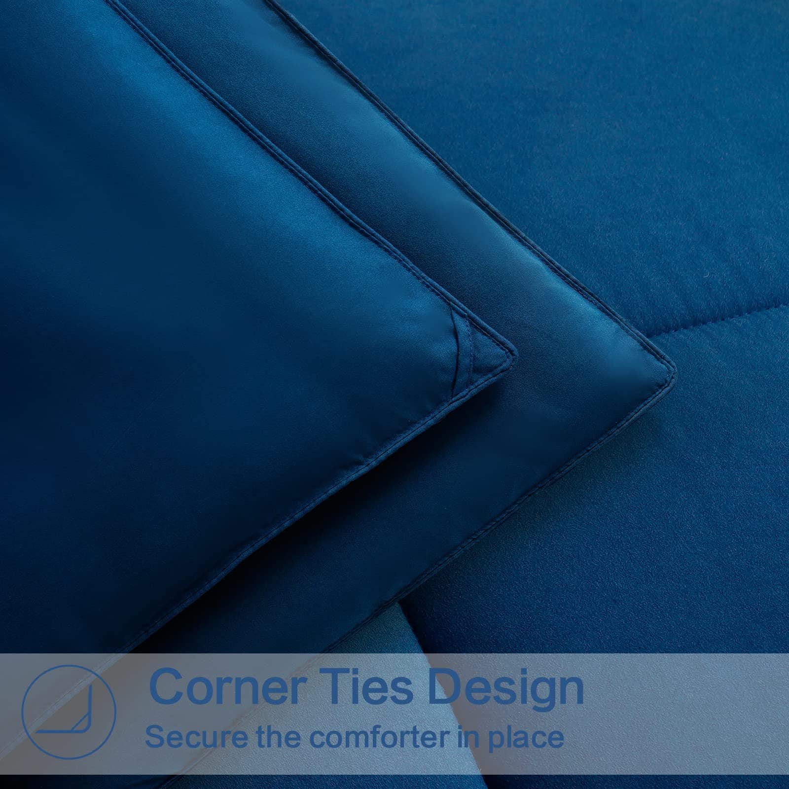 Edredón Alternativo de Plumón Reversible de EASELAND All - Imagen 7