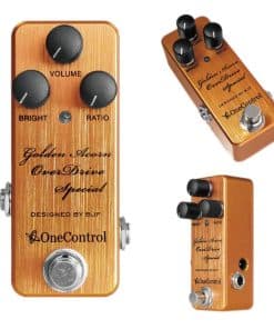 Pedal de Efectos de Overdrive Especial One Control Golden