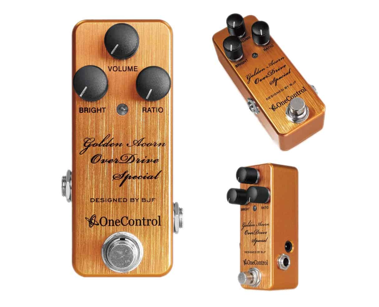 Pedal de Efectos de Overdrive Especial One Control Golden