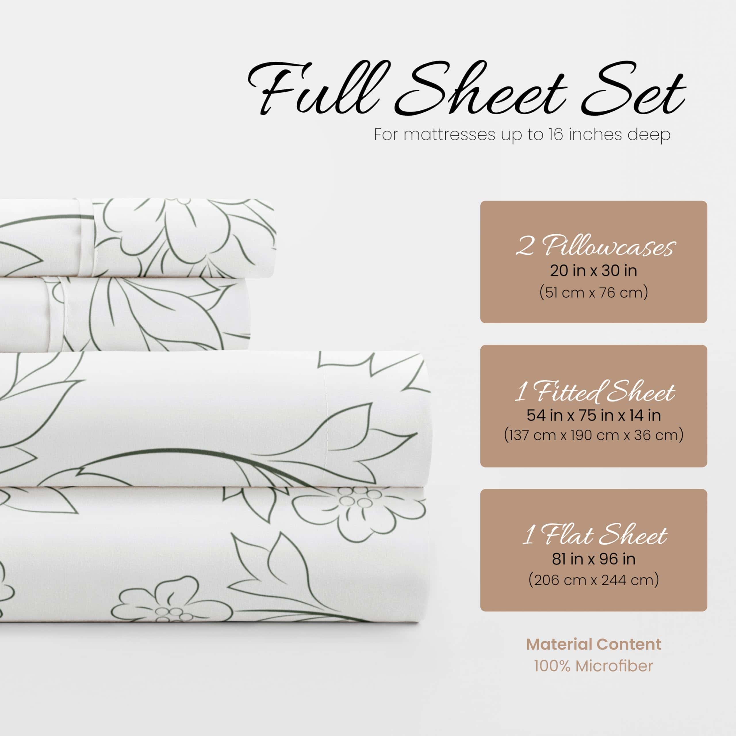 Juego de sábanas de microfibra con -Gris - Imagen 3