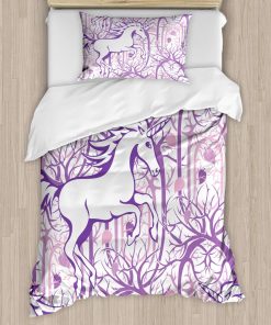 Juego de Funda nórdica de Unicornio Ambesonne, Unicornio