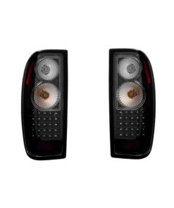 El Par de Luces Traseras LED Negras para Nissan Frontier