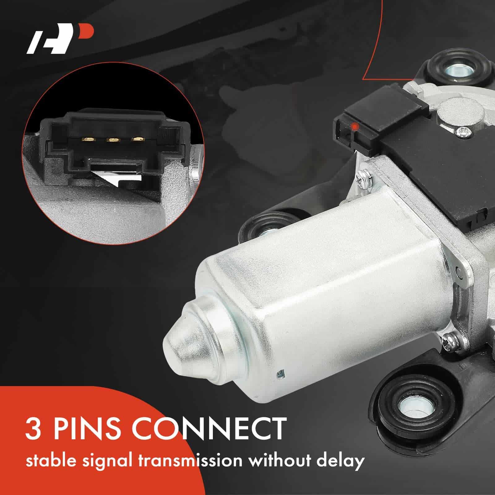 Motor Limpiaparabrisas Trasero A-Premium Compatible con - Imagen 6