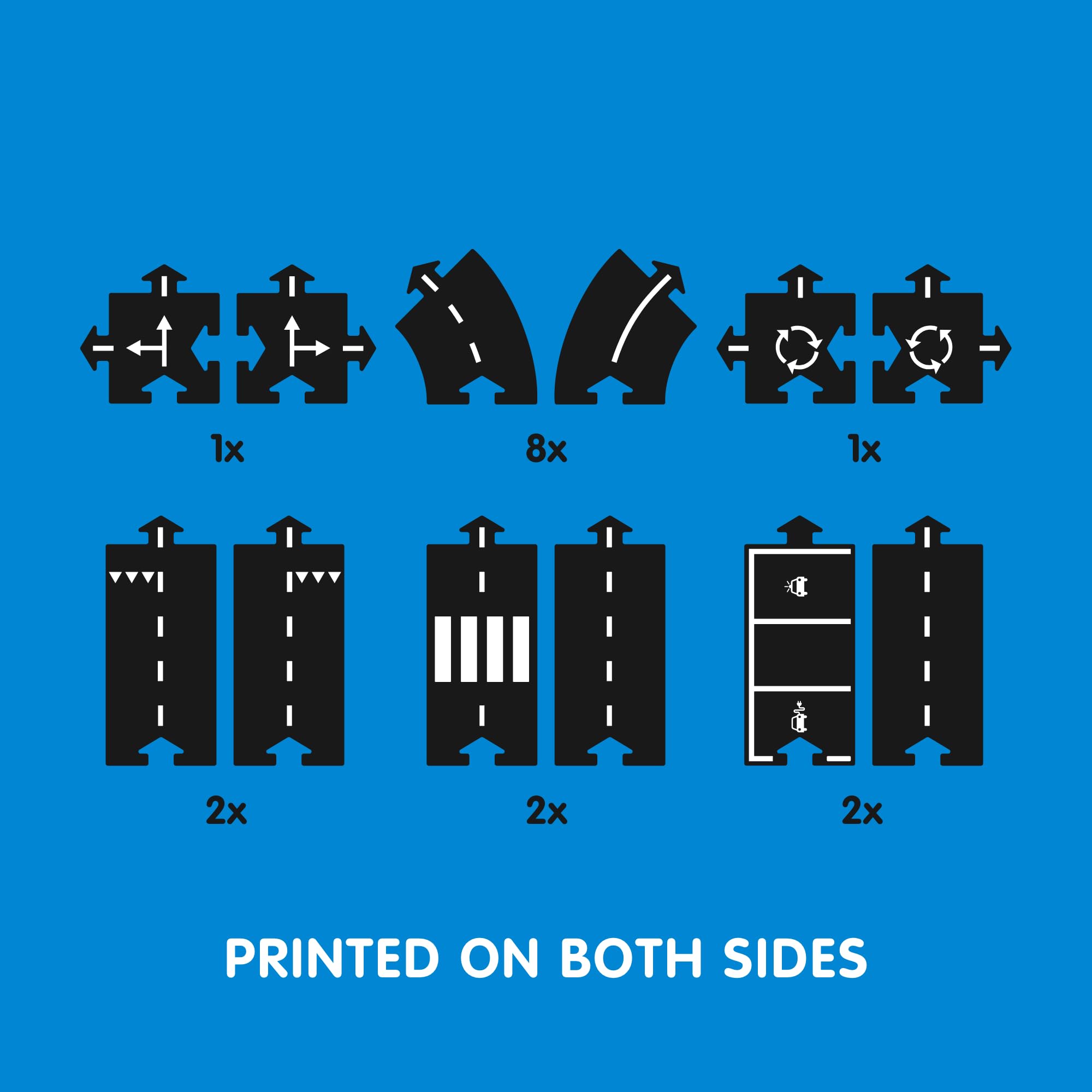 Set de Circuito Waytoplay Expressway, 16 Piezas de - Imagen 7