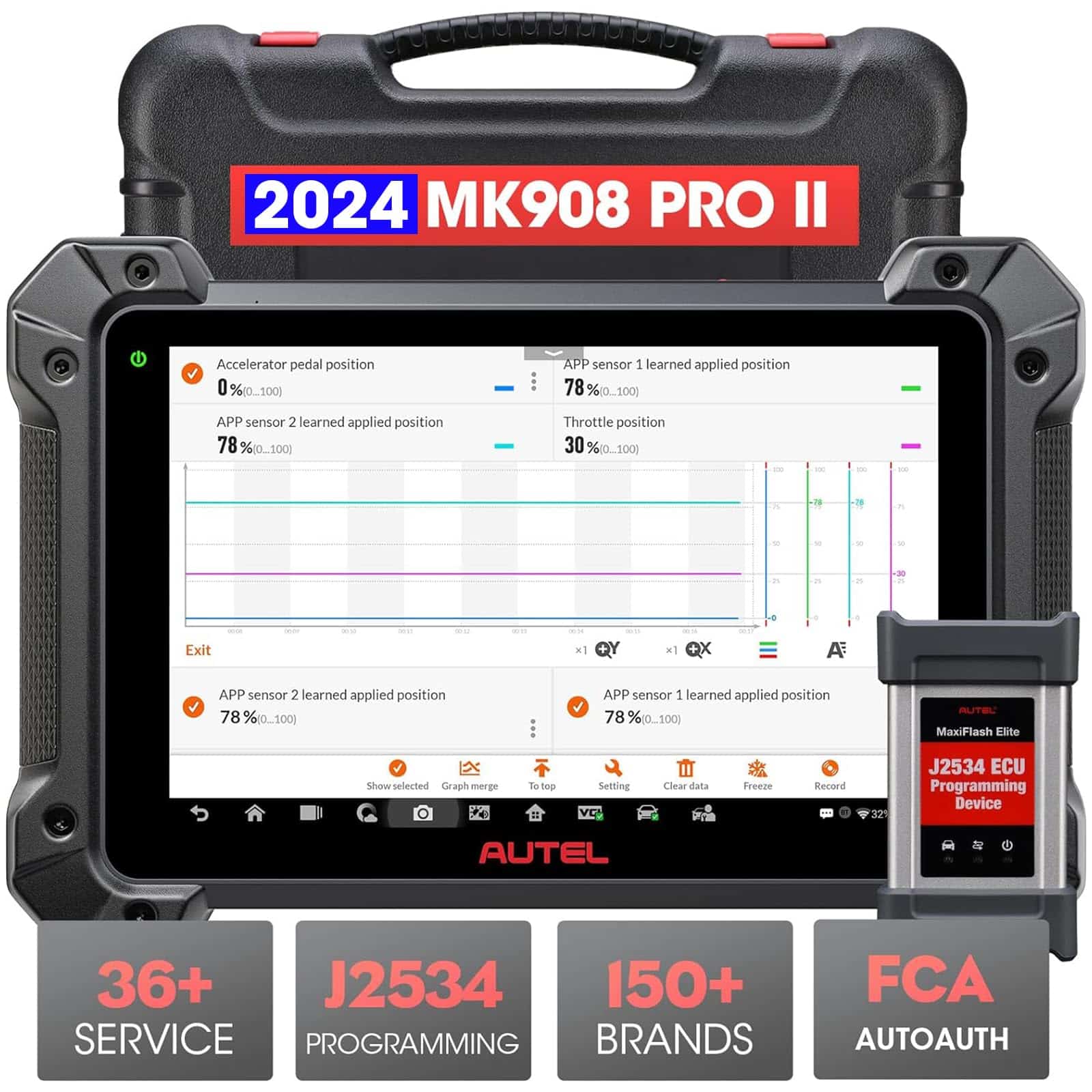 Autel MaxiCOM MK908 Pro II Scanner 2024 Nueva Versión de