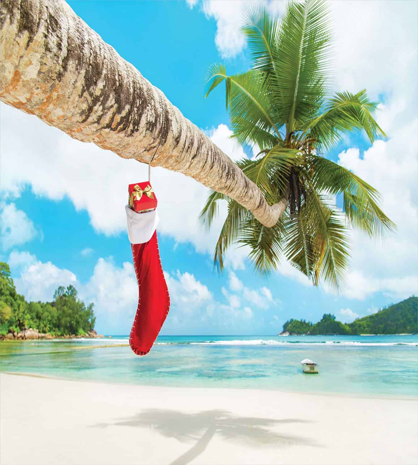 Juego de Funda Nórdica de Navidad Ambesonne, Calcetín en la - Imagen 3