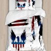 Set de Funda Nórdica Ambesonne Bandera Americana, Águila
