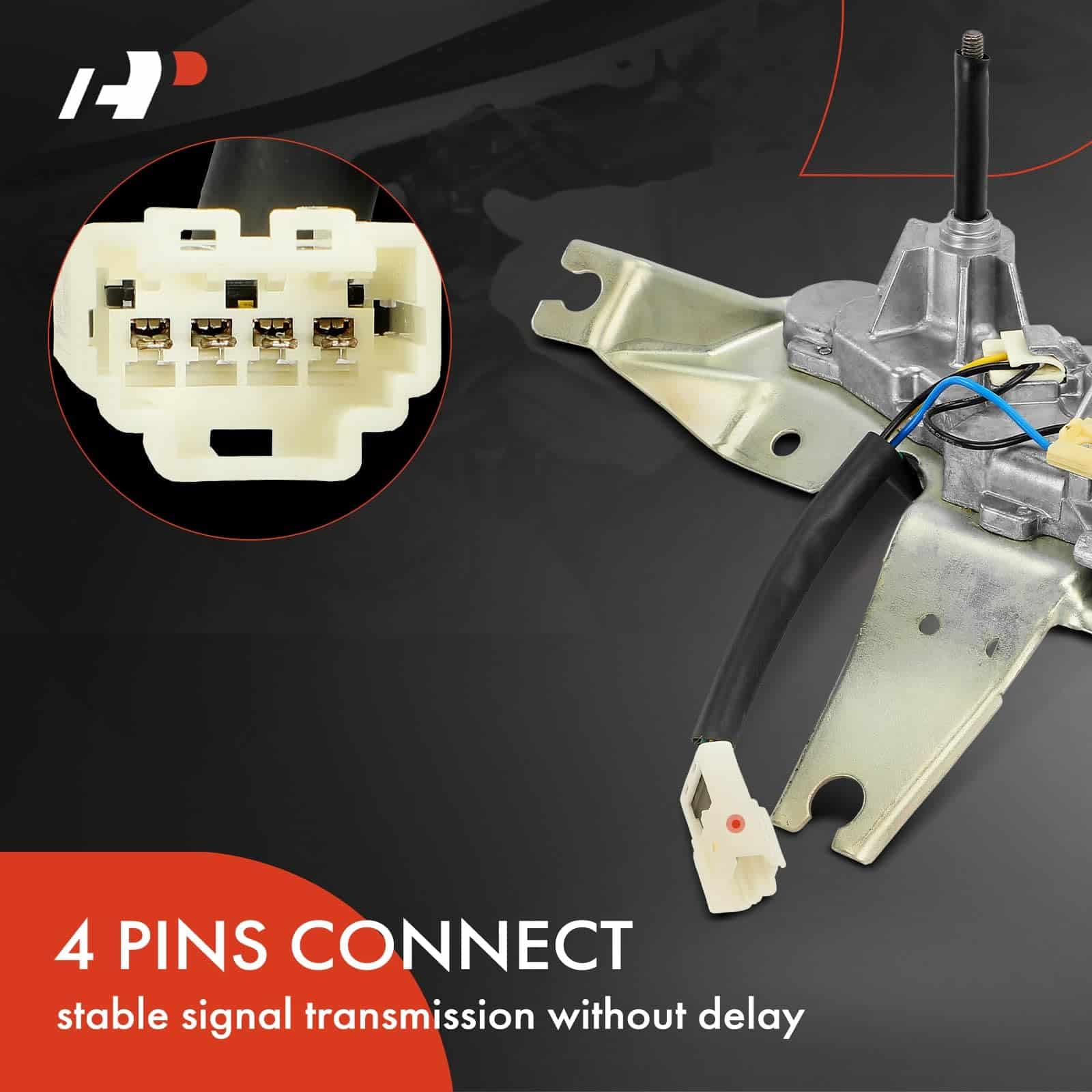 Motor del limpiaparabrisas trasero A-Premium compatible con - Imagen 6