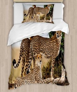 Juego de Funda de Edredón Ambesonne África, Madre de