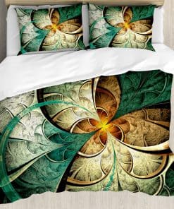 Set de Funda de Edredón Fractal Ambesonne, Arte Informático