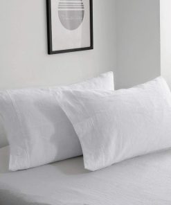 Funda de Almohada King Size 100% Lino Francés