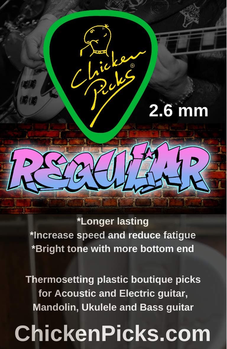 3 x ChickenPicks Regular 2.6 mm púas de guitarra - Imagen 8