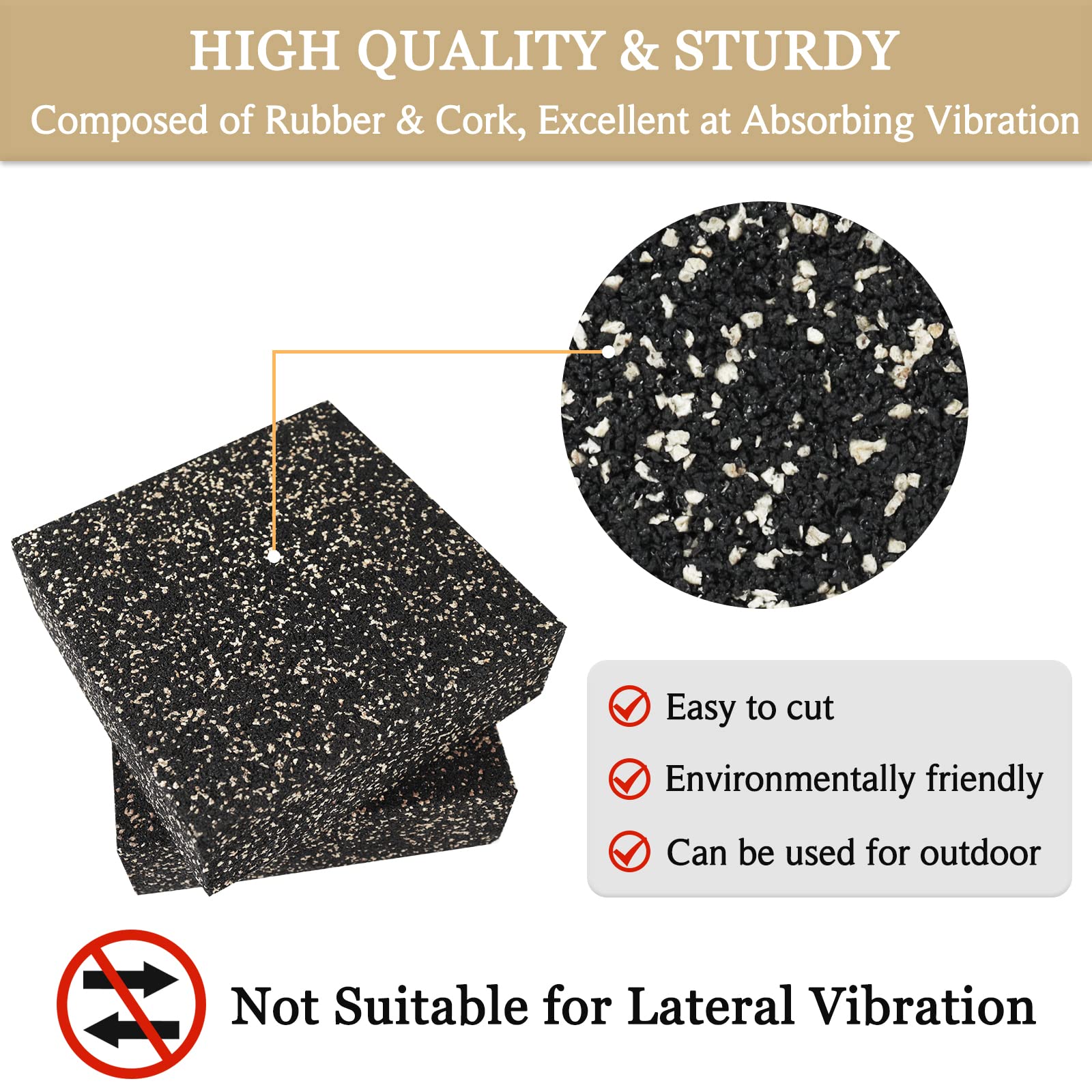 Almohadilla de Aislamiento para Subwoofer BXI - 2 Pzs 6 X 6 - Imagen 6