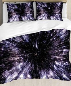 Juego de Funda de Edredón Ambesonne Galaxy, Velocidad de