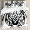 Juego de funda de edredón Ambesonne Kraken, monstruo
