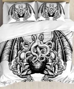 Juego de funda de edredón Ambesonne Kraken, monstruo