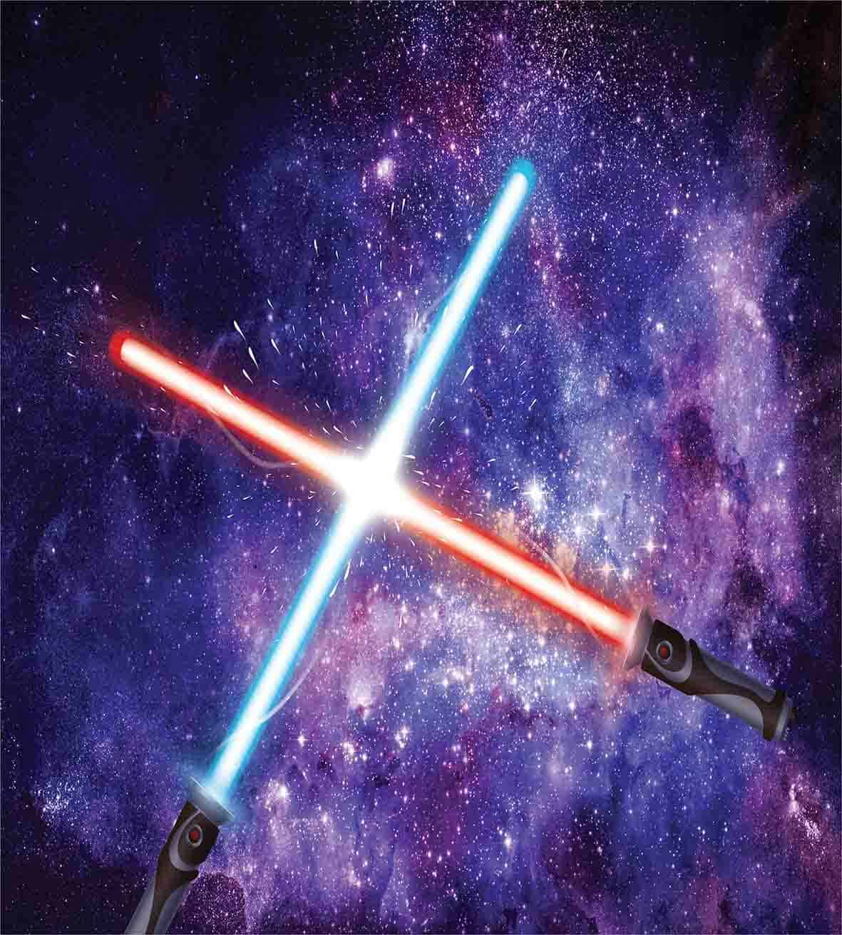 Juego de Funda nórdica Ambesonne Galaxy, Ilustración en - Imagen 3