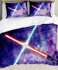 Juego de Funda nórdica Ambesonne Galaxy, Ilustración en