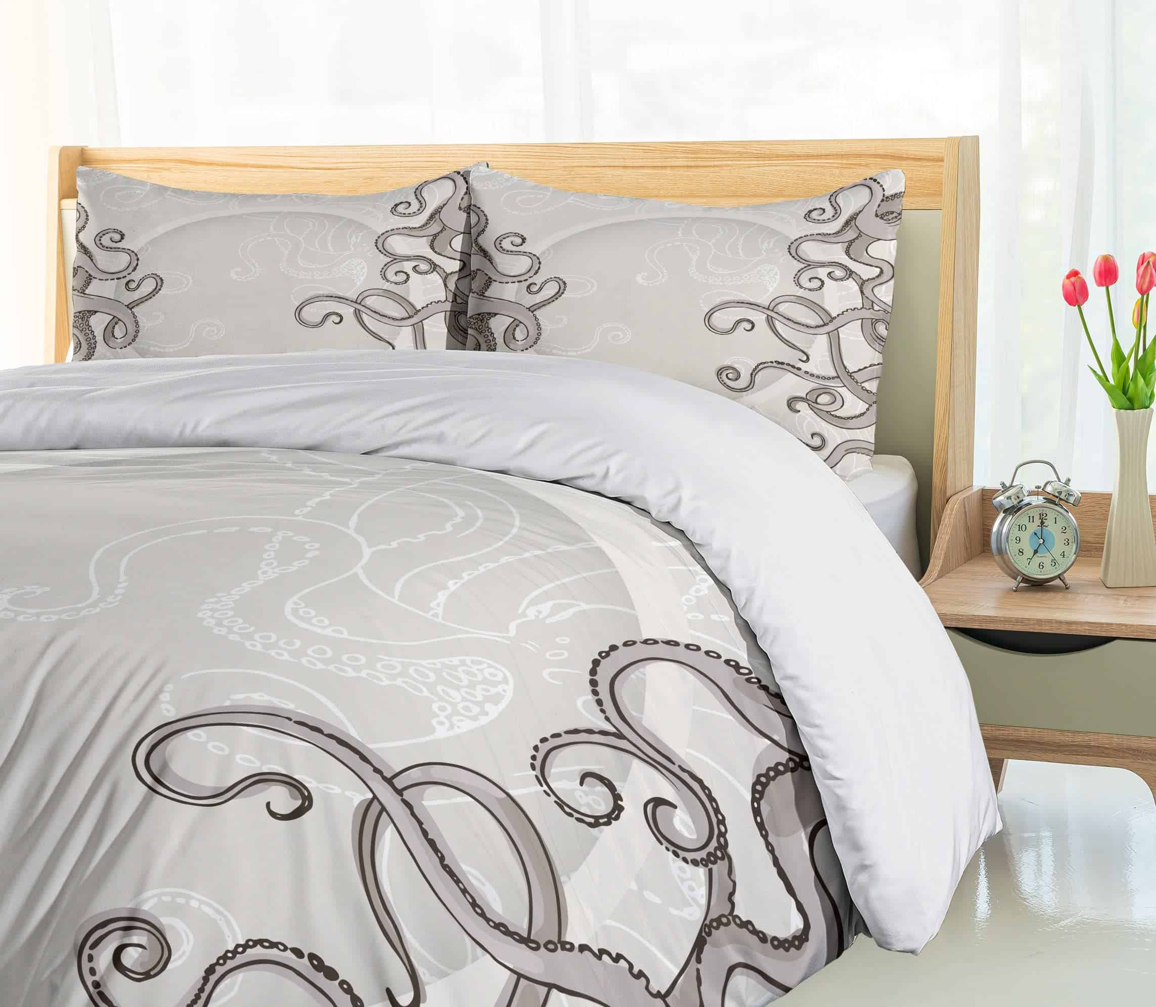 Juego de Funda Nórdica Ambesonne Kraken, Tentáculos de Pez - Imagen 5