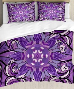 Juego de Funda Nórdica Ambesonne Malva, Mandala Oriental