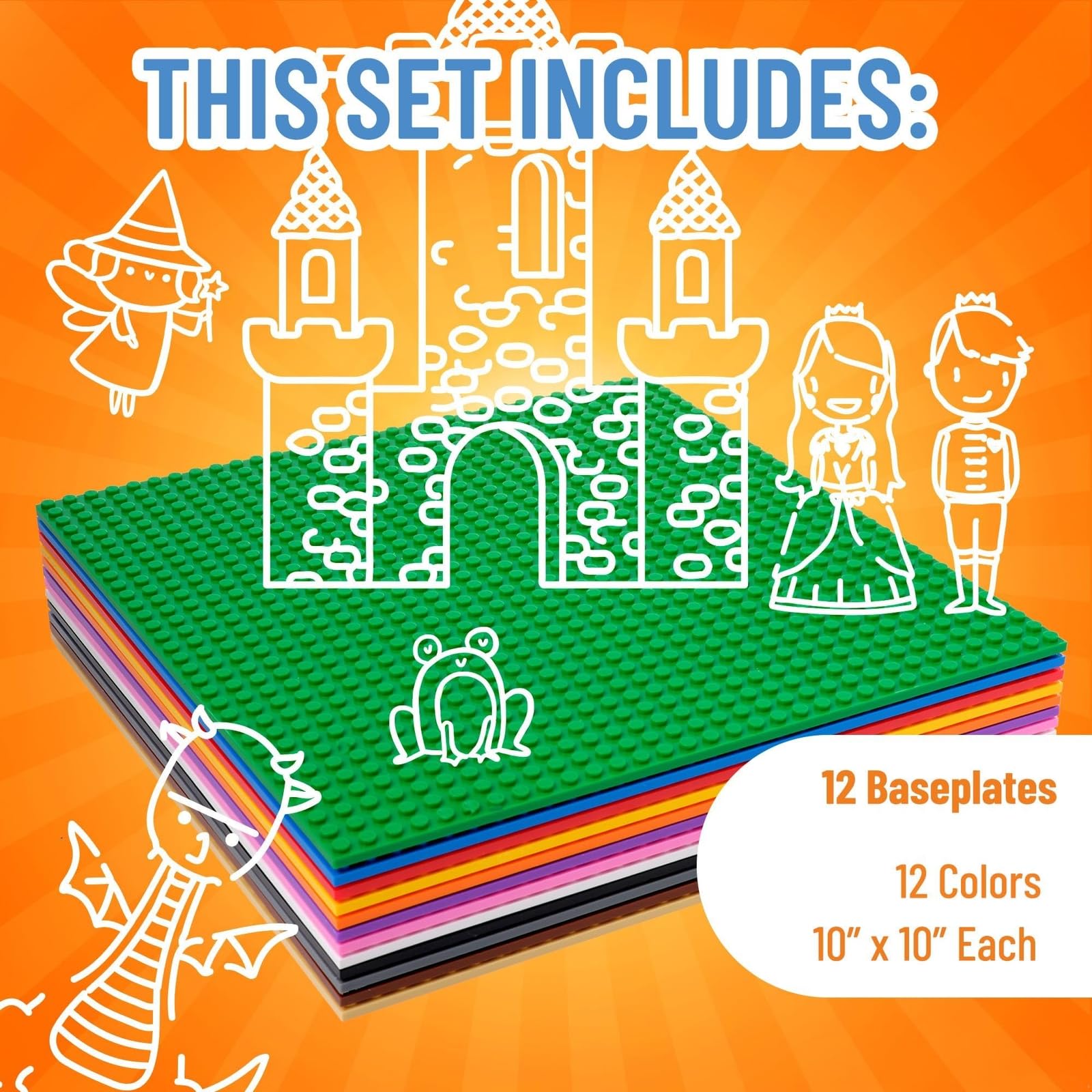 Baseplates Clásicos Strictly Briks Compatible con Lego - Imagen 9