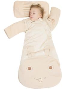 Saco de dormir orgánico para bebé de Ouyun Otoño Manga