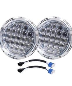 Faros LED 130W más nuevos de 7 pulgadas DRL compatibles con