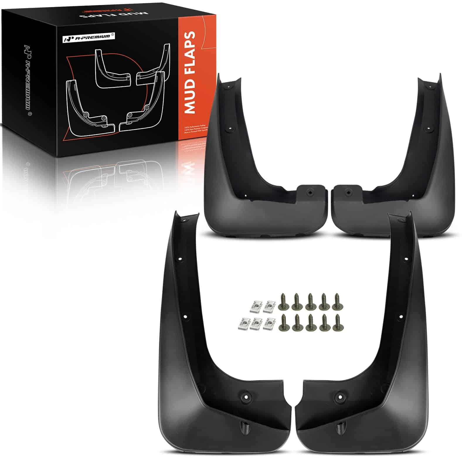 Conjunto de 4PCS de Aletas de Barro Guardabarros con Kits