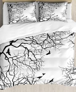 Juego de Funda de Edredón Nature de Ambesonne, Pájaros