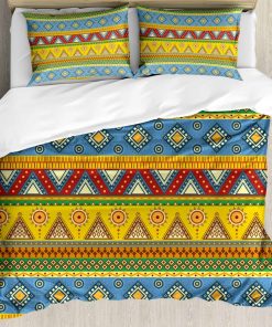 Juego de Funda de Edredón Ambesonne Azteca, Motivo de