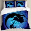 Juego de Funda nórdica Ambesonne Sirena, Silueta de Chica