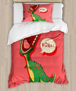 Juego de Funda nórdica Ambesonne Dinosaurio, Animal