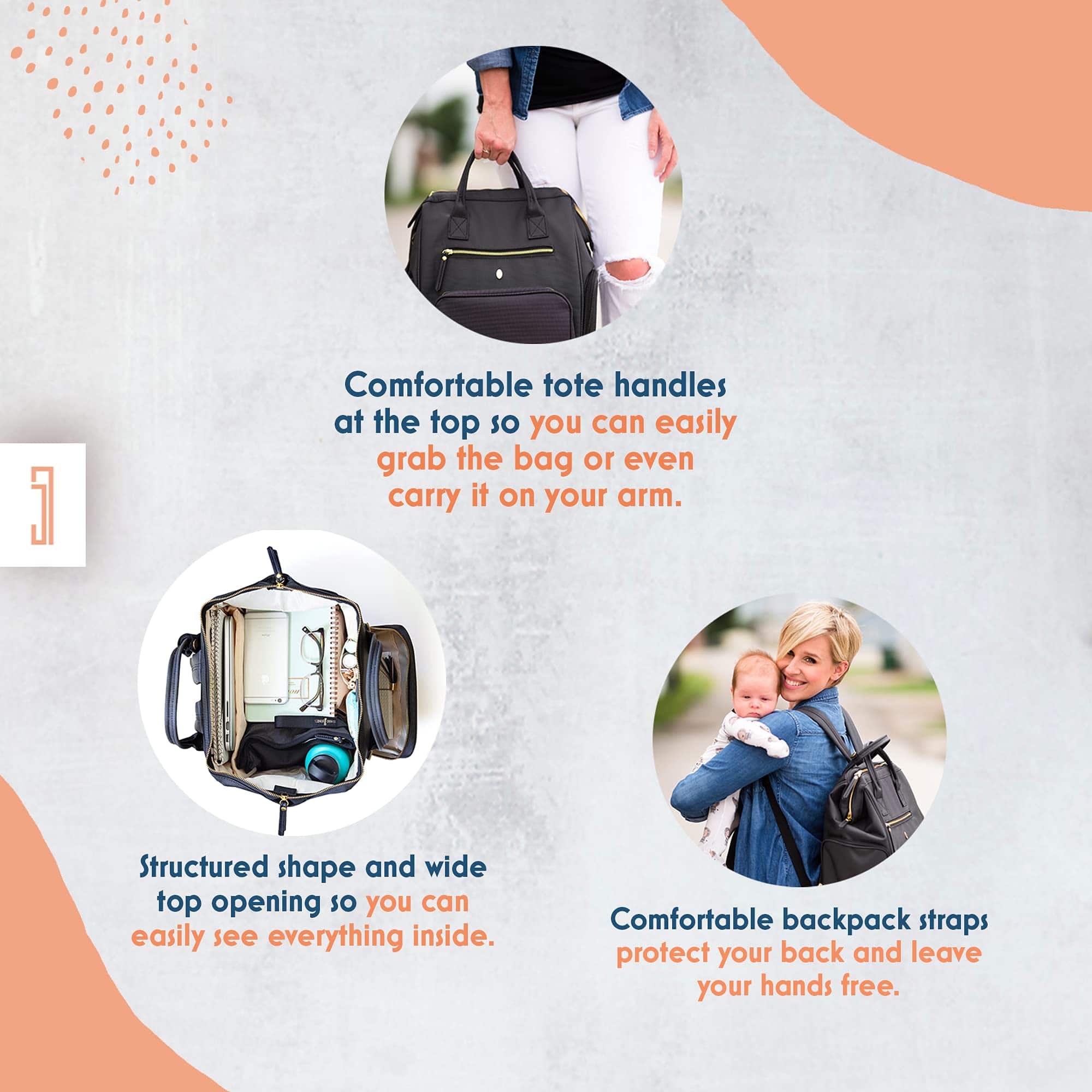 Bolsa de bomba de seno portable IDAHO JONES con bolsillo - Imagen 5