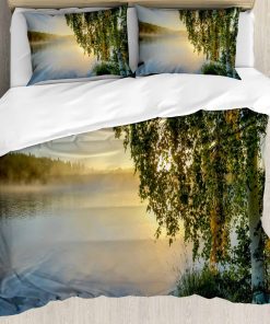 Juego de Funda Nórdica Ambesonne Nature, Día Soleado en el