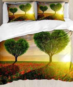 Juego de Funda Nórdica de San Valentín de Ambesonne,