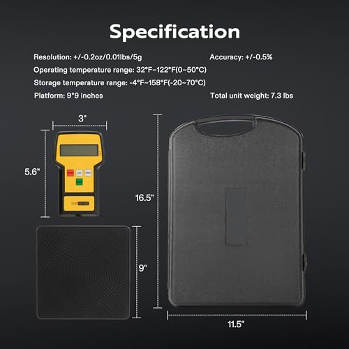VIVOHOME Balanza de Carga de Refrigerante Electrónica - Imagen 8