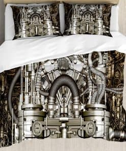 Juego de Funda de Edredón Moderno Ambesonne, Inspirado en