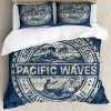 Juego de Funda Nórdica Moderna Ambesonne, Diseño de Olas