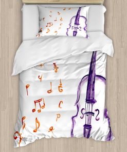 Set de Funda Nórdica Ambesonne Música, Notas Musicales