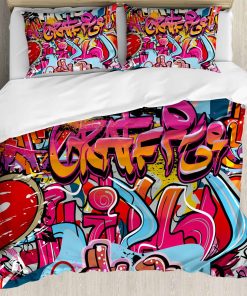 Juego de Funda nórdica Ambesonne Gráfica, Cultura Hip Hop